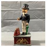Vintage 11" Cast Iron Uncle Sam Coin Bank Vintage 11" Cast Iron Uncle Sam Coin Bank