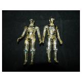 2 1977 Star Wars C3PO Figures 2 1977 Star Wars C3PO Figures