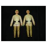 2 1977 Star Wars Luke Skywalker Figures