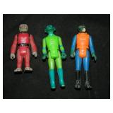 3 Vintage Star Wars Cantina Figures 3 Vintage Star Wars Cantina Figures