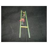 Vintage Black Americana Wood Toy Acrobat Vintage Black Americana Wood Toy Acrobat