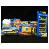 3 Hot Wheels Sets