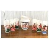 1950ï¿½s Bonded Oil Co. Promotional Drink Set