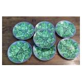 7 Marc Blackwell NY Spinach Fine Porcelain plates
