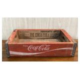 1981 Charleston Coca-Cola bottle crate