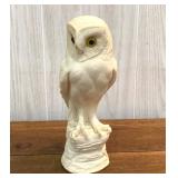 1970ï¿½s 11.5" A. Giannelli alabaster Owl
