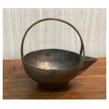 7" Hammered Copper Pot