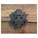 WW1 US ARMY Military Officer Cap Badge