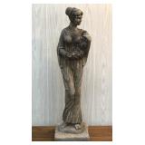 3ft Concrete Lady Statue