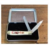 4.25" Ironhorse Christmas Trapper pocket knife
