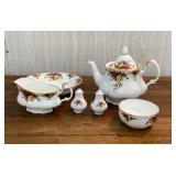 6pcs Royal Albert old Country Rose Bone China