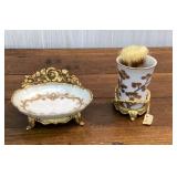 Vintage Matson Gold Plated Dresser Set