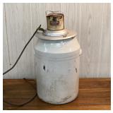 22" Vintage Crock with electronic mixer