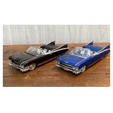 (2) 1:24 Scale Diecast 1959 Cadillacs