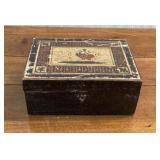 8x6x3.5" Antique wood Box