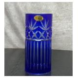 Block cut to clear Crystal candle hurricane 8''