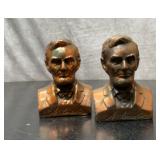 2 Lincoln coin banks 5''