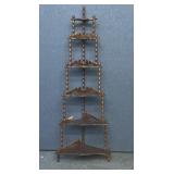 6 tier corner shelf