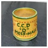 WWII GERMANY MUG MESS HALL POTTERY 3''
