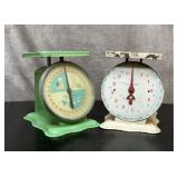 2. Antique baby scales 8''