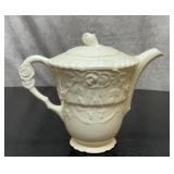 Pope Gosser, Rose point teapot 8 inches