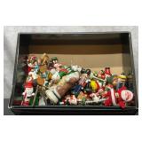 Old wood Christmas tree ornaments