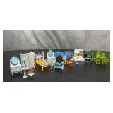 Vintage Mattel, doll furniture metal