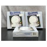 Haviland  blue garland six salad plates in the box