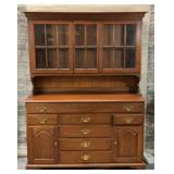 VTG Henkle-Harris 2pc Cherry Buffet/hutch