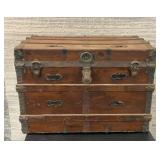 24 x 34 x 21' Antique wood trunk