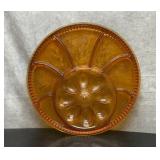 Indiana glass tree of life relish tray/deviled