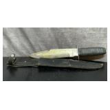 Handcrafted 13''  hunting knife with sheath