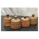 4 VTG butter molds 3''