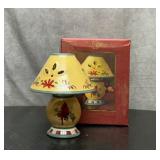 Lennox tea, light lamp, winter greetings