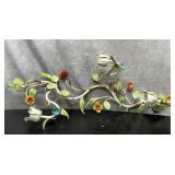 TOLEWARE VTG CANDLE SCONCE 24''