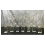 12 coca-Cola glasses 5''