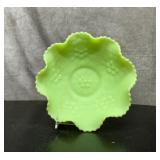 Vintage Fenton cherry blossom, orange tree back