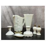 Vintage milk glass group