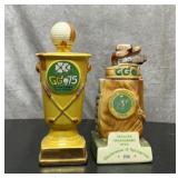 Greater Greensboro open decanters 1975 and 1976