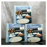 3 Haviland blue garland 5 Piece Place settings