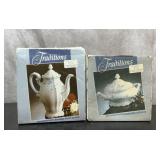 Haviland blue Garland, beverage server and