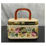 Jr Florida needlepoint box purse