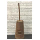 Handmade from solid cherry butter Churn