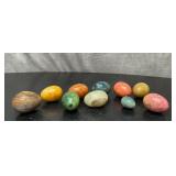 Polished Italian mineral specimen eggs 2.5''