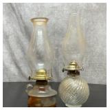 Antique coil lamps 13 inches