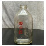 VTG Maple Valley Farms milk bottle