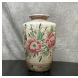 Chinese peony vase 12''