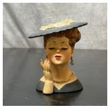 Napco head vase 4''