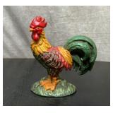 Cast-iron rooster doorstop 8 inches