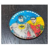 1966  Batman and Robin Pinback